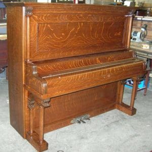 Story & Clark Oak Upright Piano