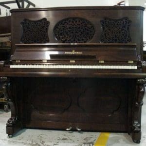 Steinway & Sons Rococo Victorian Upright Piano