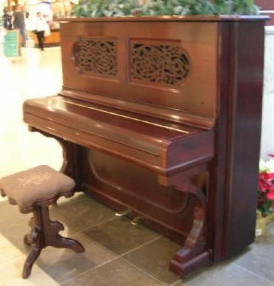 Steinway & Sons Eastlake Victorian Upright Piano - Antique Piano