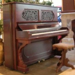 Steinway & Sons Eastlake Victorian Upright Piano