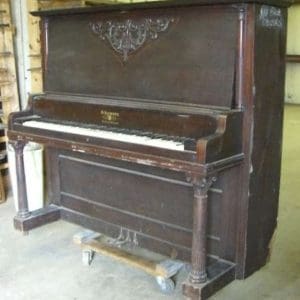 Schumann Grecian Style Upright Piano