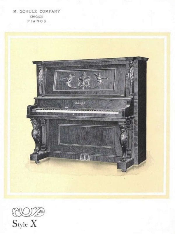 Schulz Victorian Upright Piano - Antique Piano Shop, Inc.