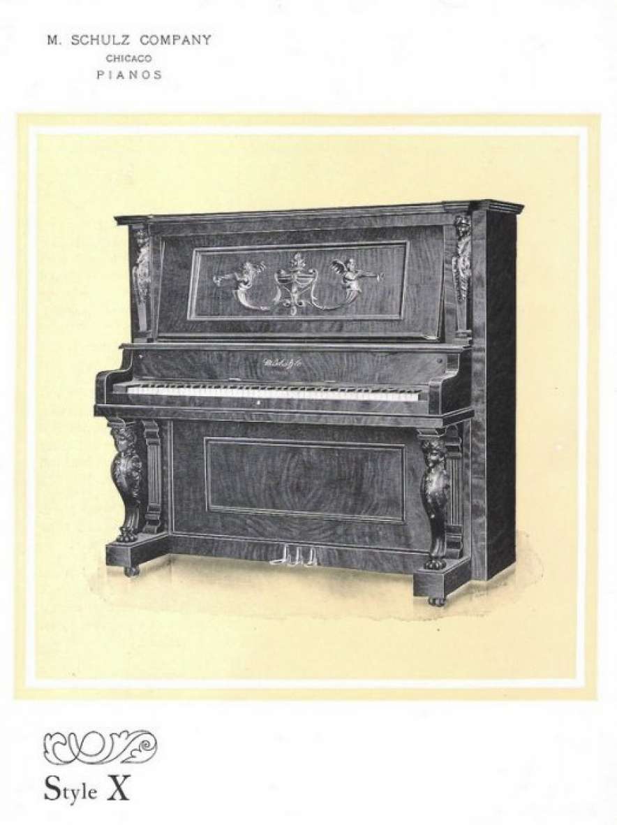 Schulz Victorian Upright Piano - Antique Piano Shop, Inc.