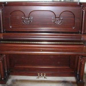 Schulz Greek Revival Style Victorian Upright Piano