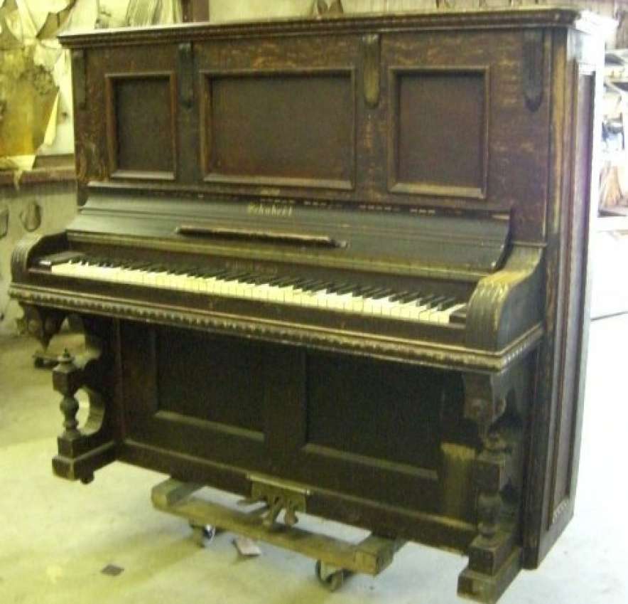 Schubert Oak Victorian Upright Piano | Antique Piano Shop, Inc.