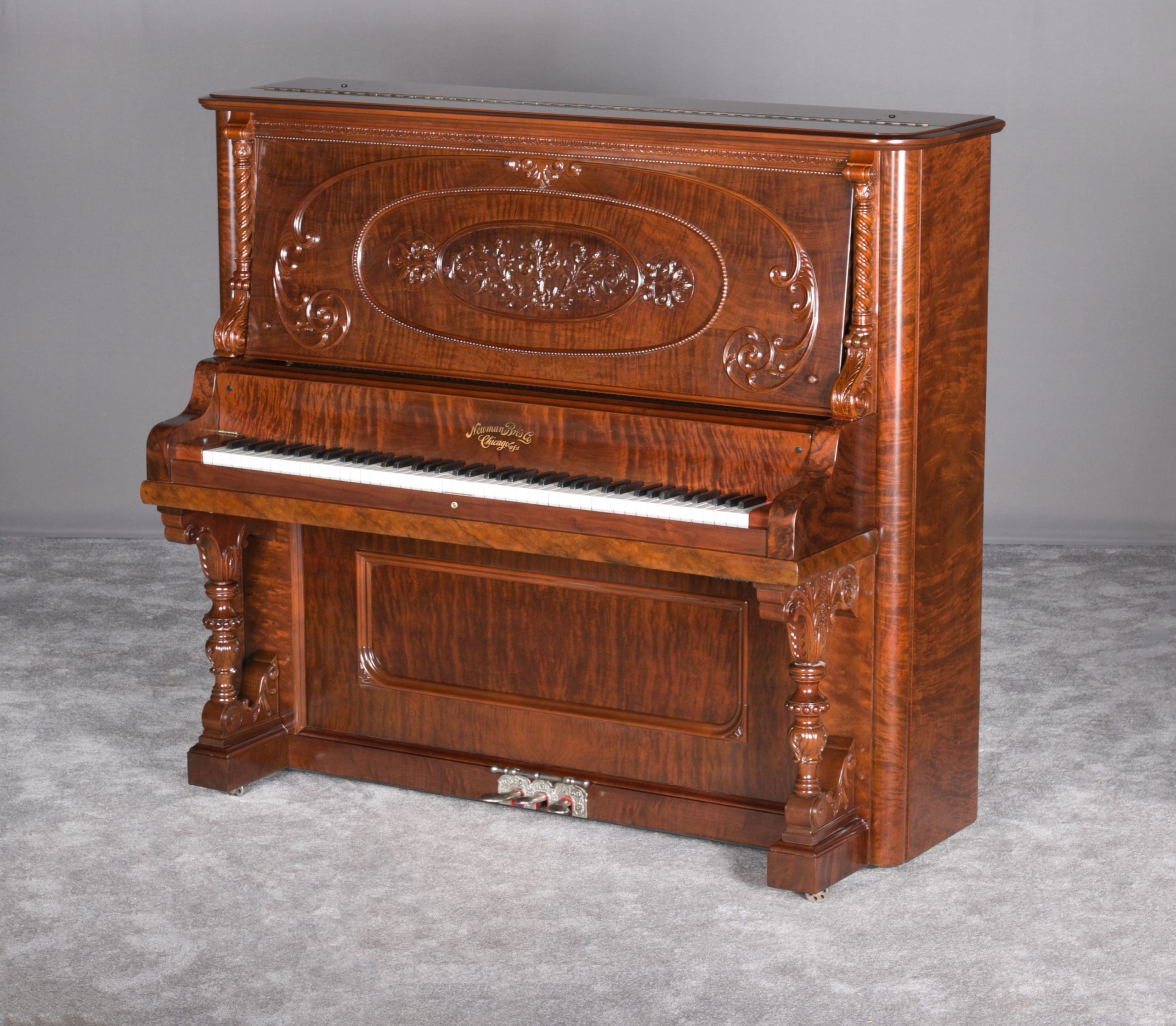 Newman Brothers Victorian Upright Piano - Antique Piano Shop, Inc. Newman Brothers Victorian Upright Piano - Antique Piano Shop, Inc.