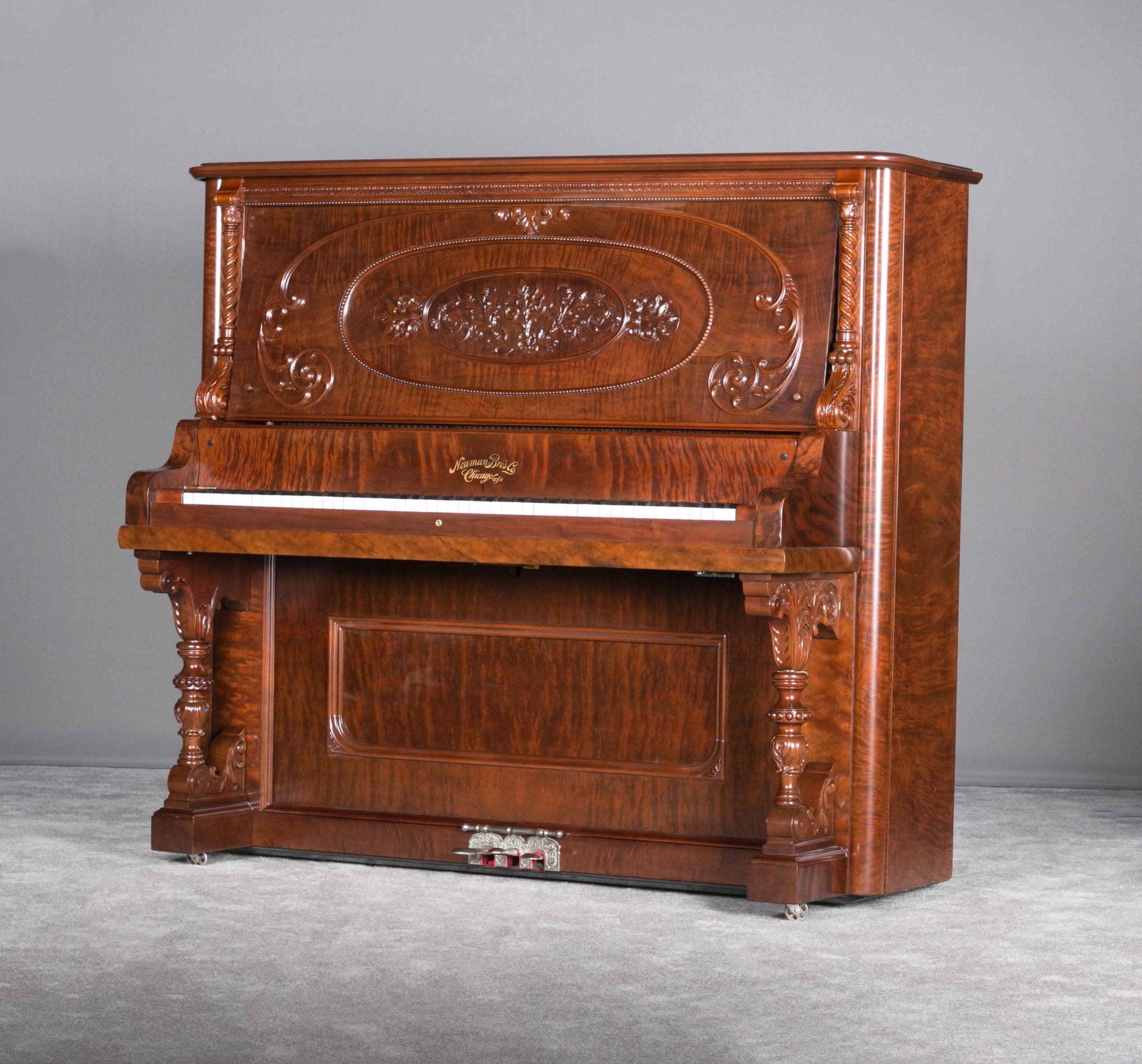 Newman Brothers Victorian Upright Piano - Antique Piano Shop, Inc.