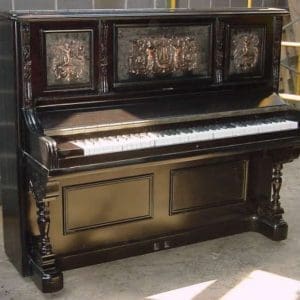 New England Olive Upright Piano