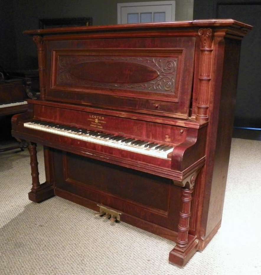 Lester Victorian Upright Piano - Antique Piano Shop, Inc.
