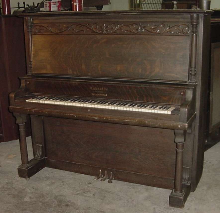 Lakeside Oak Upright Piano - Antique Piano Shop, Inc.