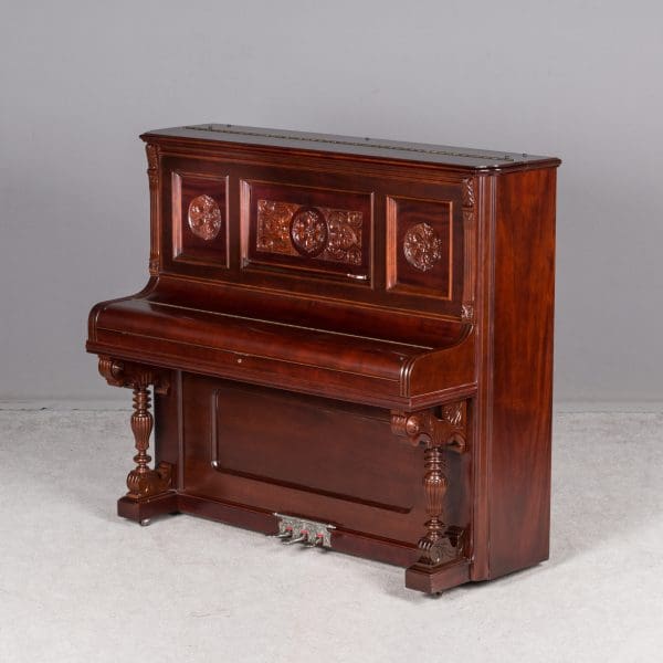 Krakauer Victorian Mahogany Upright Piano – Antique Piano Shop, Inc.