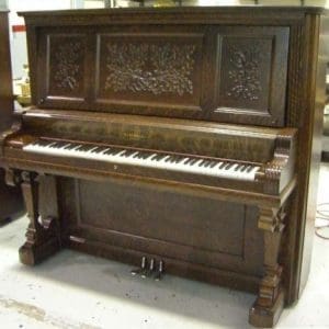 Kimball Oak Victorian Upright Piano