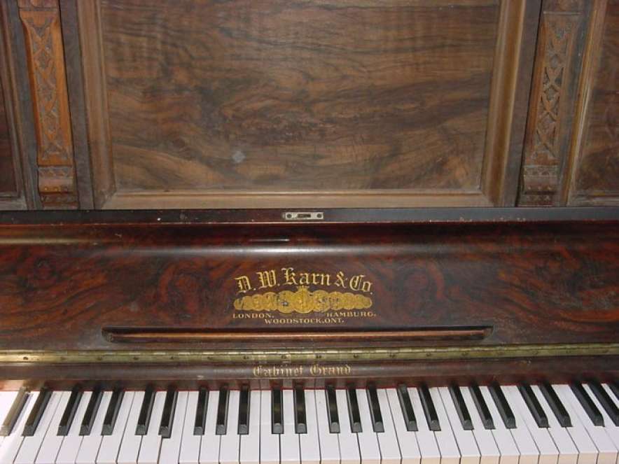 Karn Empire Revival Victorian Upright Piano - Antique Piano Shop, Inc.