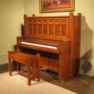 Foster Arts & Crafts Upright Player Piano