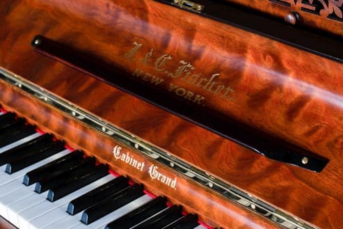 Fischer Rococo Victorian Upright Piano - Antique Piano Shop, Inc.