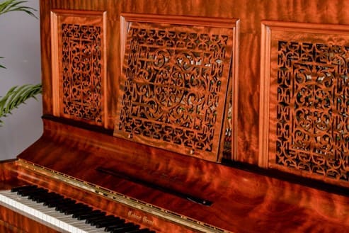 Fischer Rococo Victorian Upright Piano - Antique Piano Shop, Inc.