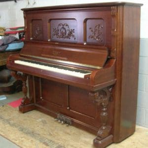 Crown Victorian 4 Pedal Upright Piano