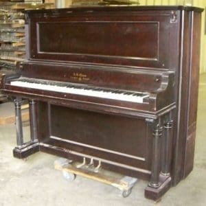 Chase Mahogany Upright Piano