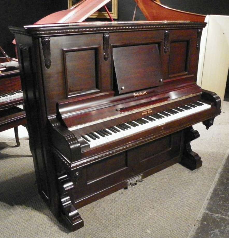 Schubert Mahogany Victorian Upright Piano | Antique Piano Shop, Inc.