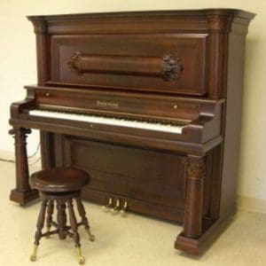 Bush & Lane Walnut Empire Revival Upright Piano