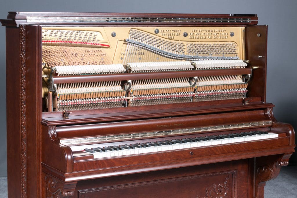 Ivers & Pond Oak Victorian Upright Piano Antique Piano Shop,