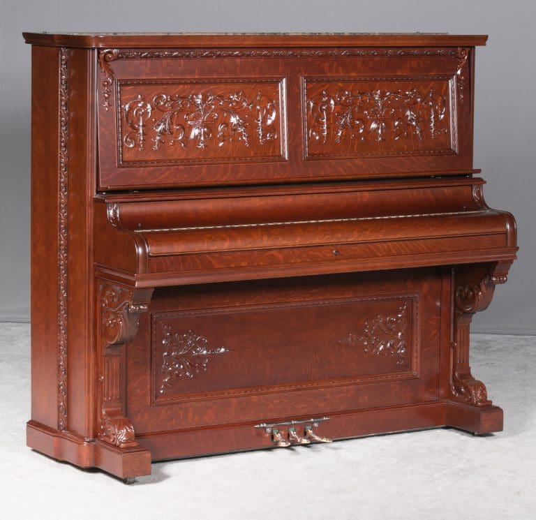Ivers & Pond Oak Victorian Upright Piano Antique Piano Shop,