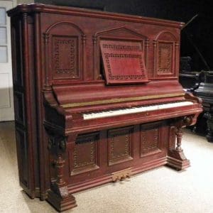 Fischer Gothic Victorian Upright Piano
