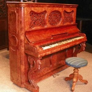 Bradbury Rococo Victorian Upright Piano
