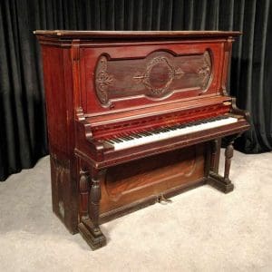 Jacob Doll Mahogany Upright Piano