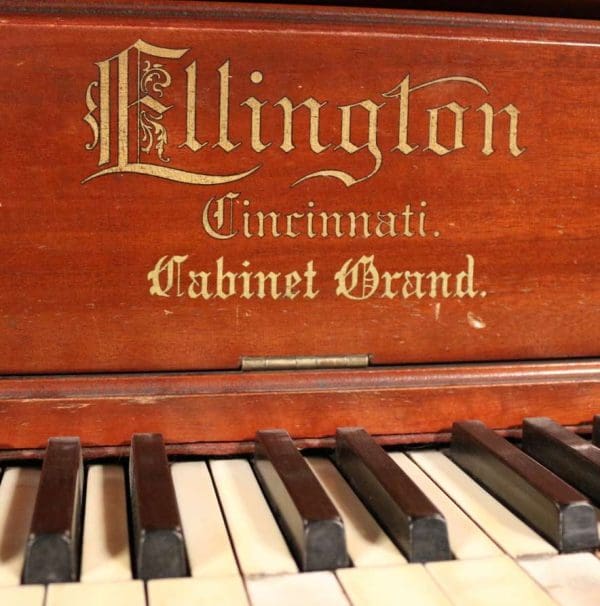 Mahogany Ellington Victorian Upright Piano - Antique Piano Shop, Inc.
