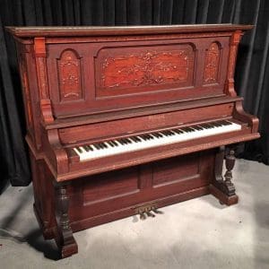 Sterling Mahogany Victorian Upright Piano
