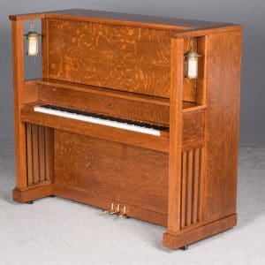 Wing & Son Arts & Crafts Style Upright Piano