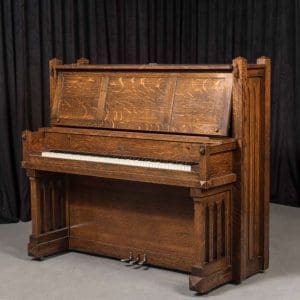 Very Rare Schumann Mission Style Upright Piano