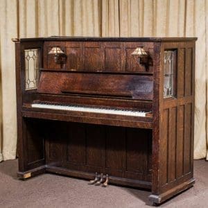 Vose & Sons Library Model Style O Mission Upright Piano