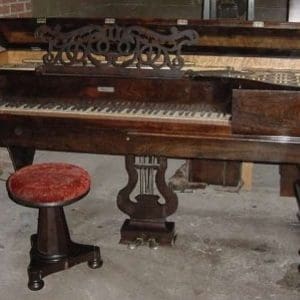 Stodart & Dunham Empire Style Square Grand Piano