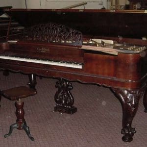 Stieff Rosewood Square Grand Piano
