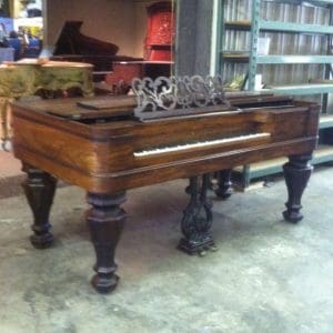 Steinway & Sons Early Model Rosewood Square Grand Piano