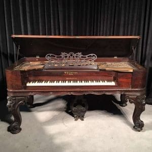 Emerson Rosewood Victorian Square Grand Piano