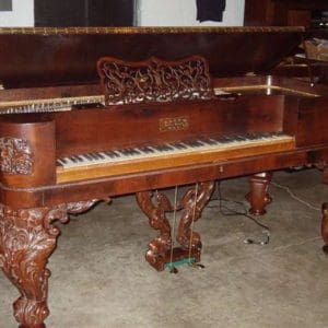 E. Rosenkrantz Spanish Renaissance Square Grand Piano
