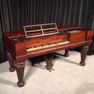 Chickering & Sons Empire Revival Square Grand Piano