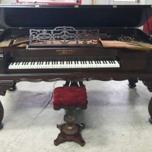 Hallet & Davis Victorian Square Grand Piano