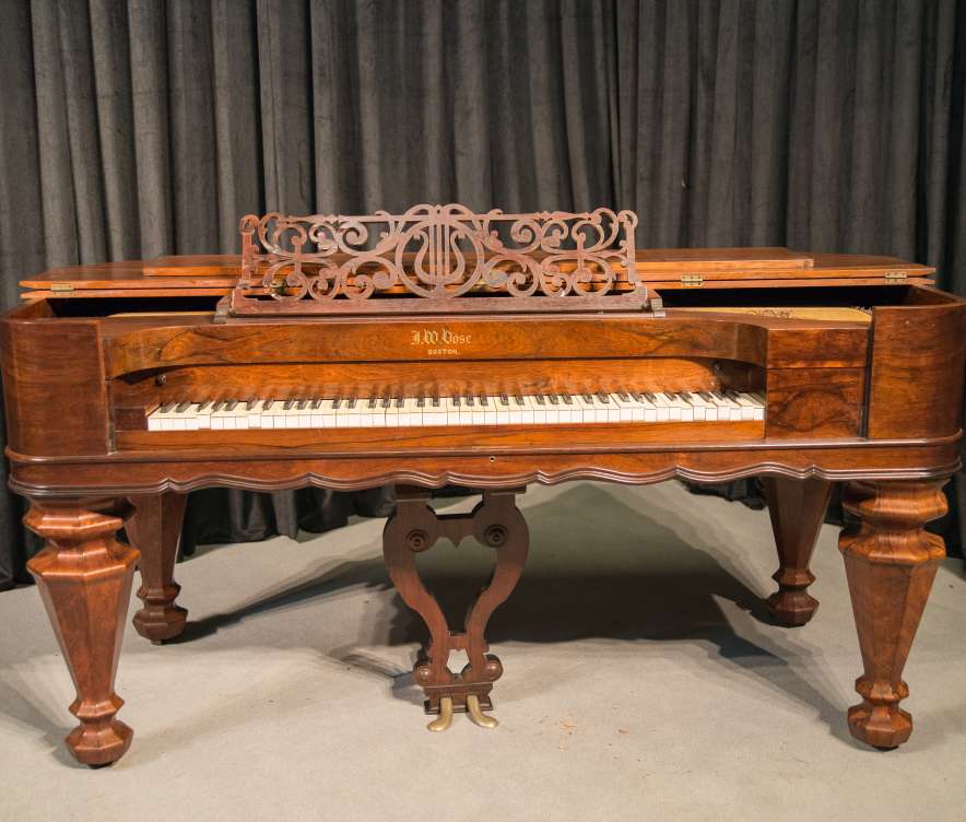James W. Vose Square Grand Piano - Antique Piano Shop, Inc.
