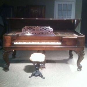 Decker Brothers Victorian Square Grand Piano