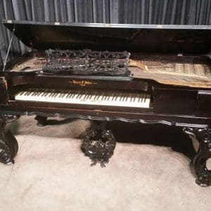 Henry F. Miller Rococo Style Square Grand Piano