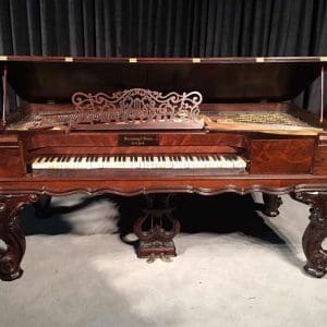 Steinway & Sons Rosewood Rococo Square Grand Piano