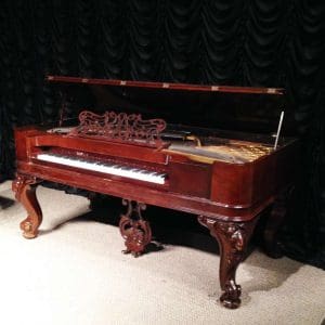 Chickering Rococo Style Victorian Square Grand Piano