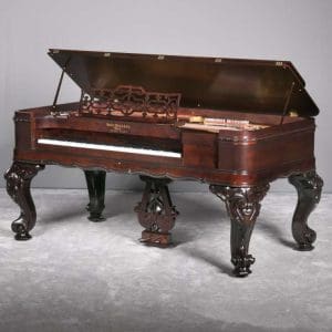 Hallet & Davis Rococo Style Square Grand Piano