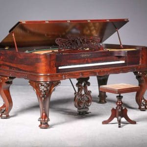 Late Model Chickering Victorian Square Grand Piano