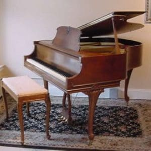 Wurlitzer Queen Anne Baby Grand Piano