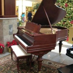 Stultz & Bauer Sheraton Style Baby Grand Piano